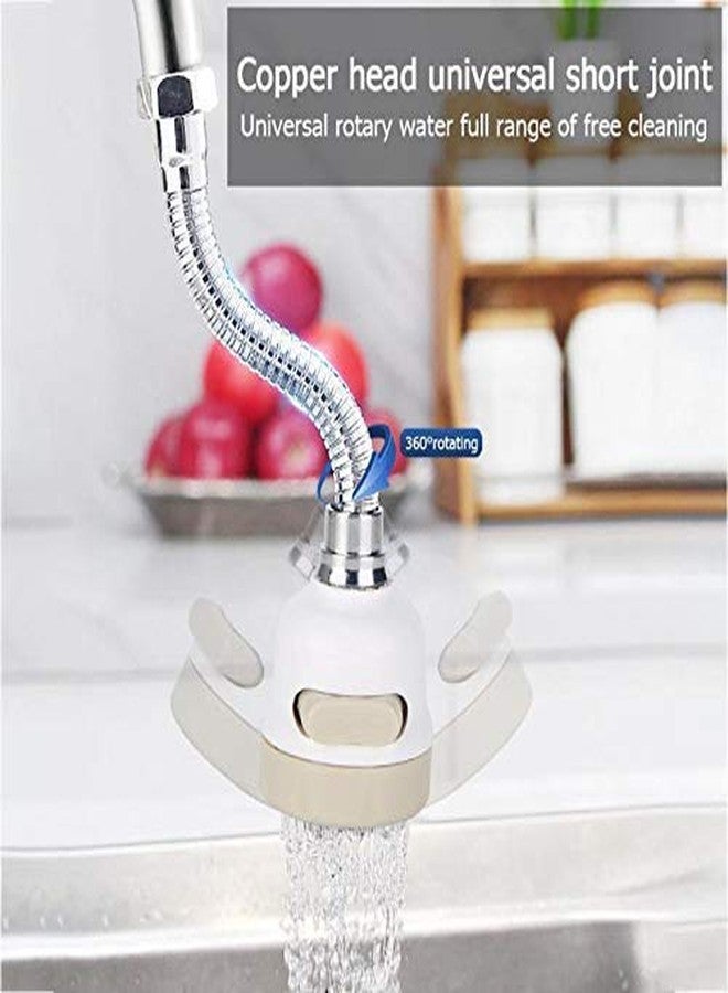 Seven Moon ABS and Stainless Steel 360 Degree Rotary Water Saving Hose Diffuser Filter Bathroom Aerator Kitchen Faucet Shower Head (Standard, Multicolour) - Image 3